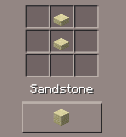 Sandstone (chiseled)
